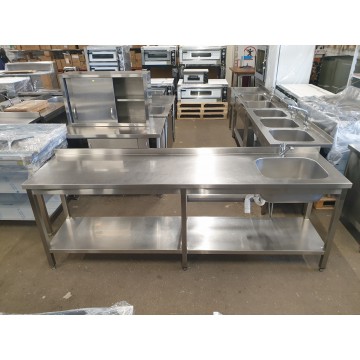 Stainless steel table with...