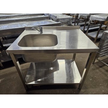 Stainless steel table with...