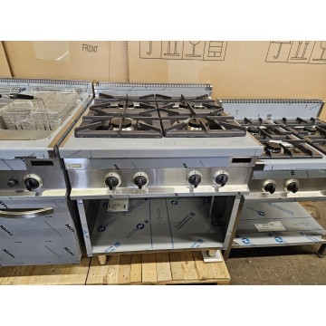 New gas range, 4 burners,...